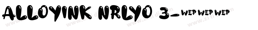 AlloyInk nRLyO 3字体转换
